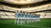 Argentina national football team in blue and white jerseys standing confidently in stadium before 2026 World Cup