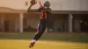 Chicago Bears wide receiver making athletic catch during training camp practice session