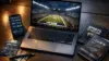NFL betting desk setup with laptop, smartphone, and analytics materials showing sportsbook platforms.