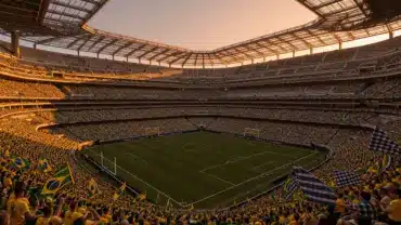 Hard Rock Stadium filled with Brazil and Scotland fans before 2026 FIFA World Cup Group C match
