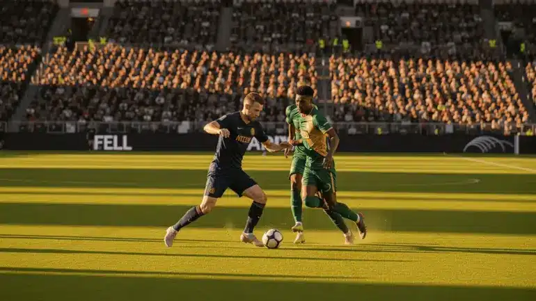 USA vs Australia soccer match at Lumen Field during 2026 World Cup Group D qualifier