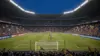 World Cup stadium packed with fans during an evening match under floodlights