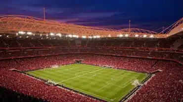 BC Place stadium in Vancouver packed with fans during 2026 FIFA World Cup match atmosphere