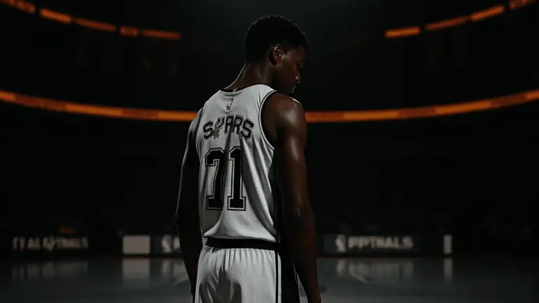 De'Aaron Fox stands alone on NBA Finals court after disappointing performance for San Antonio Spurs