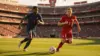 France vs Norway World Cup match action with strikers competing for ball at Gillette Stadium