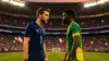 France vs Senegal World Cup match at MetLife Stadium with players in national team kits