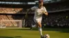 Germany soccer player attacking with ball during World Cup match in stadium