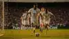England attackers charging toward goal during 2026 World Cup match with dynamic action and stadium atmosphere