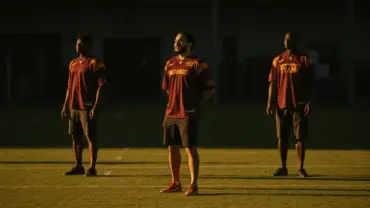 Washington Commanders players on practice field facing uncertain roster futures during training camp
