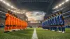 Netherlands and Japan national soccer teams facing off at World Cup 2026 stadium before kickoff