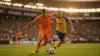 Netherlands and Sweden soccer players competing for ball during World Cup 2026 Group F match
