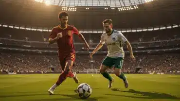 Spain vs Saudi Arabia international soccer match at Mercedes-Benz Stadium with players in action