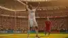 USA striker celebrates scoring against Turkey in dramatic World Cup 2026 match at packed stadium