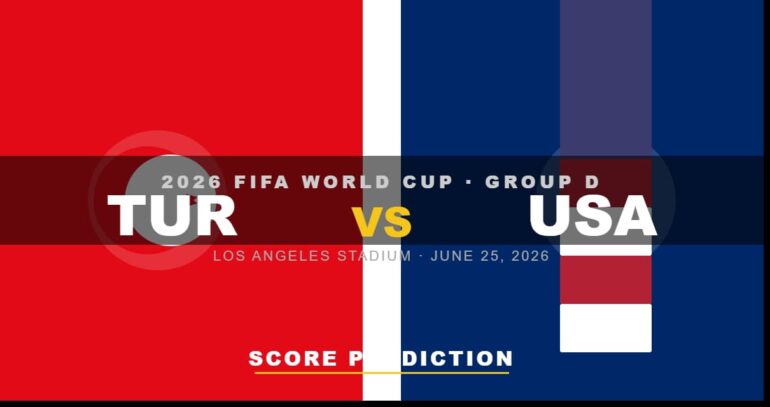 Claude’s favorite USA vs Türkiye Score Prediction After 10k World Cup Game Simulations