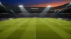 Lumen Field soccer stadium at dusk with illuminated pitch for USA vs Australia World Cup match