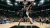 Victor Wembanyama playing for San Antonio Spurs during NBA Finals game