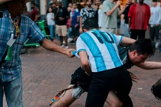 Chaos in Atlanta: Internal Argentina Fan Clash Overshadows England Semi-Final Build-up