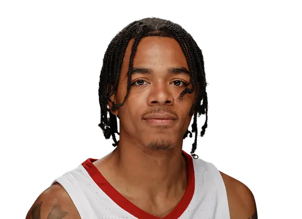 Portrait of Labaron Philon Jr. in a basketball jersey with braided hair.