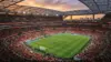 Spain vs Belgium 2026 FIFA World Cup quarterfinal at SoFi Stadium with packed crowds