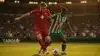 Switzerland vs Algeria World Cup knockout match action with players competing for the ball