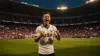 USA soccer player celebrating at Lumen Field during World Cup Round of 16 match against Belgium
