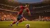 USA soccer player in action during World Cup knockout match at Levi's Stadium with crowd