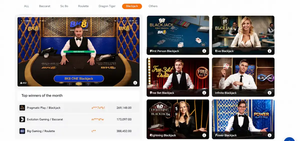 Live Blackjack