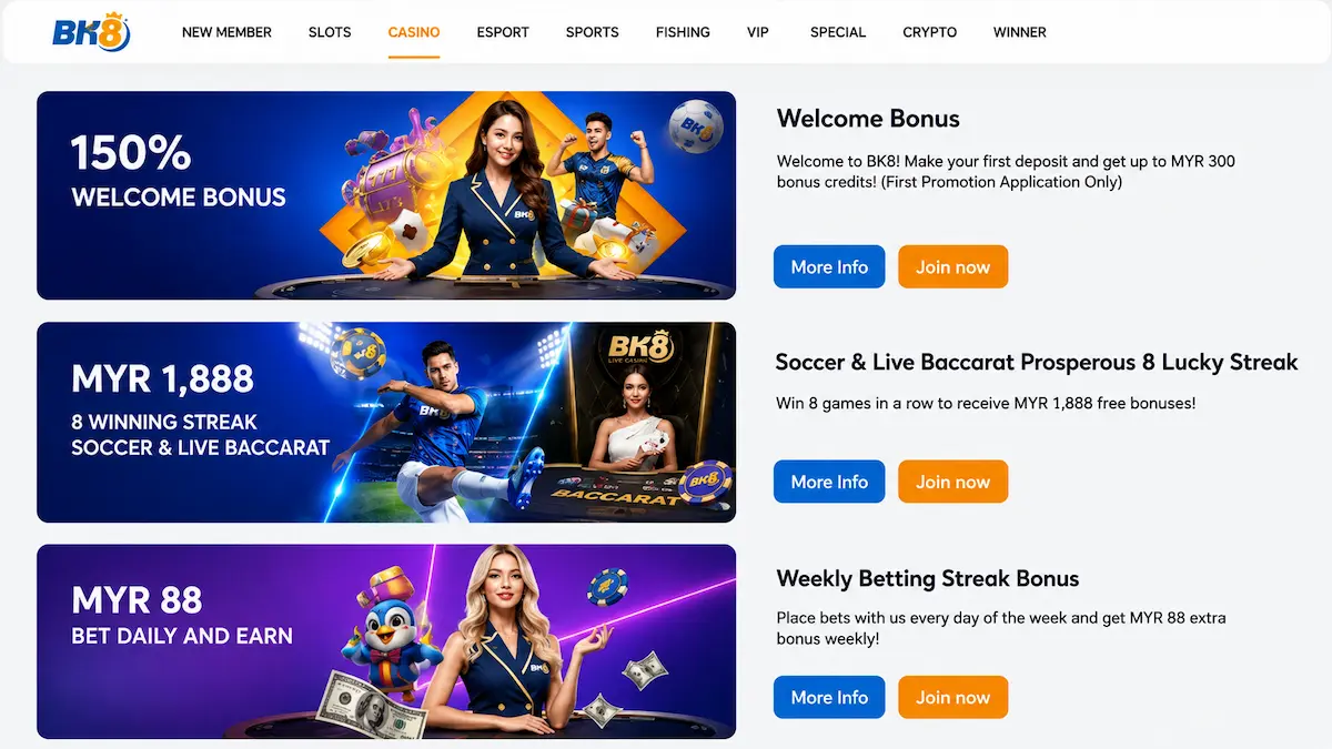 Live Casino Bonus