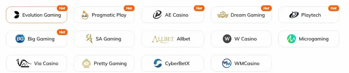 Live Dealer Software Providers Serving Cambodia