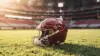 Arizona Cardinals helmet on field before Hall of Fame Game debut