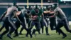 Saquon Barkley runs through traffic as he pursues an Eagles bounce-back season